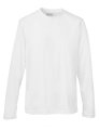 Heren Sportshirt Lange Mouw AWDis JC002 White